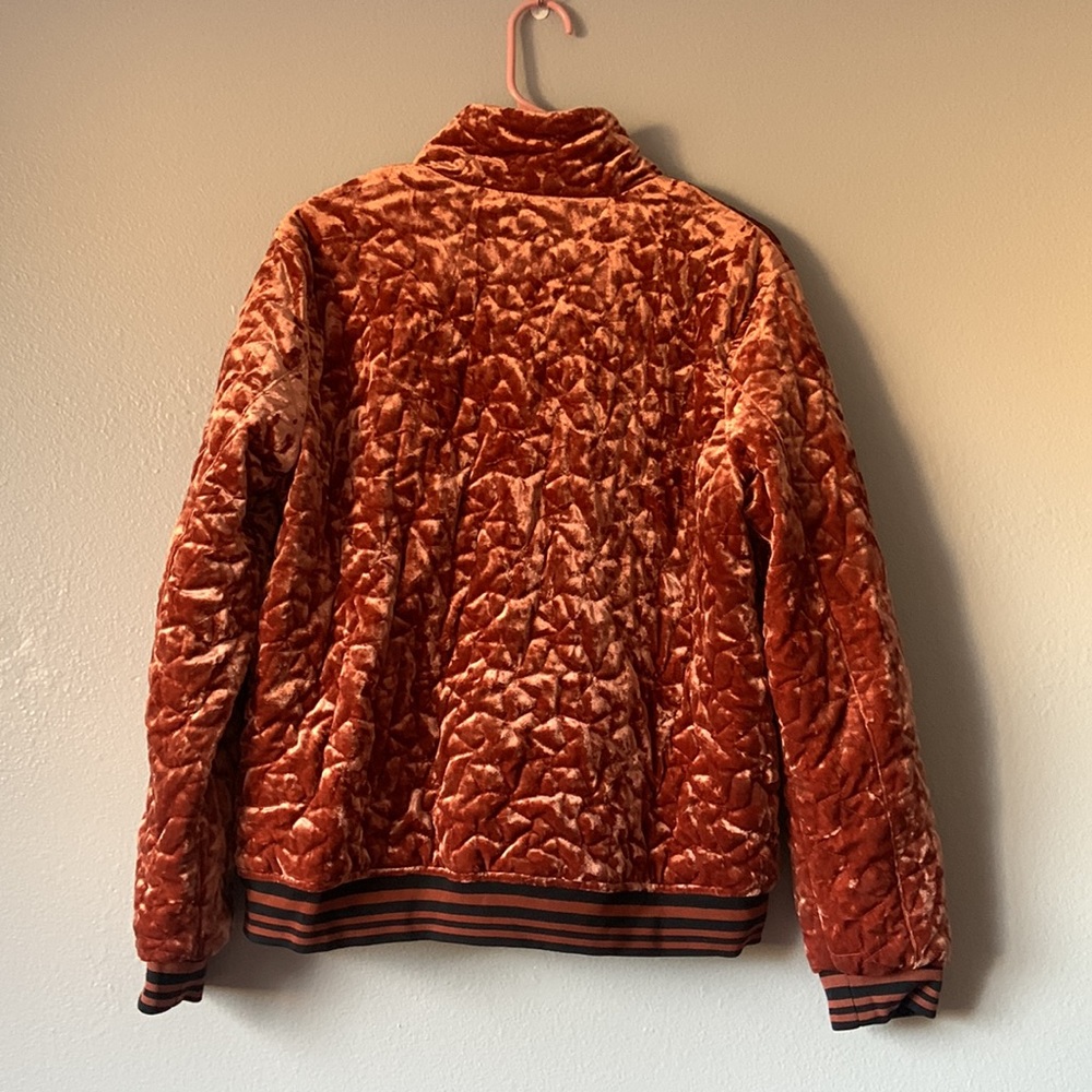 Bernardo Rust Colored Bomber Style Jacket - Picture 4 of 5